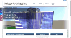 Desktop Screenshot of hristovarchitect.com